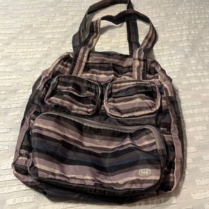 Lug Packable Puddle Jumper Tote **Riverwalk Pearl** VGUC